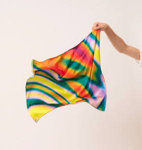 Neon Silk Scarf